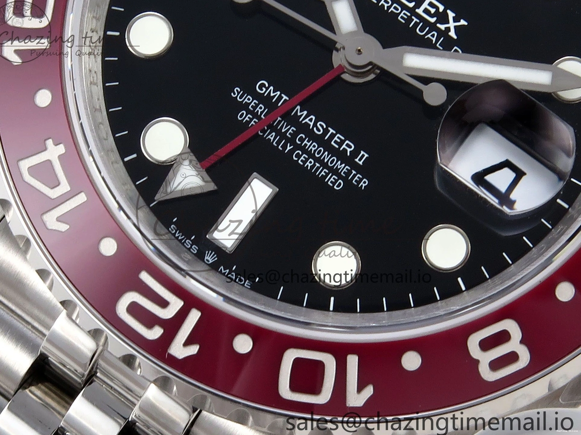 0217 Sustainable GMT-Master II 126710 BLRO 904L QF 1:1 Best Edition on Jubilee Bracelet SH3285 V 1221